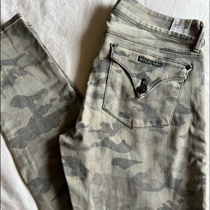 Camo Hudson skinny jeans
